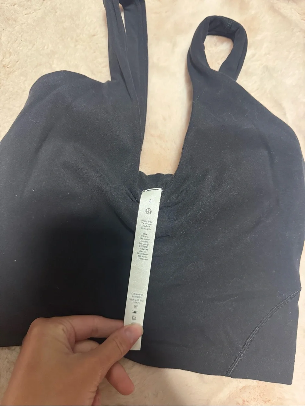 lululemon athletica Black Align Tank Top
